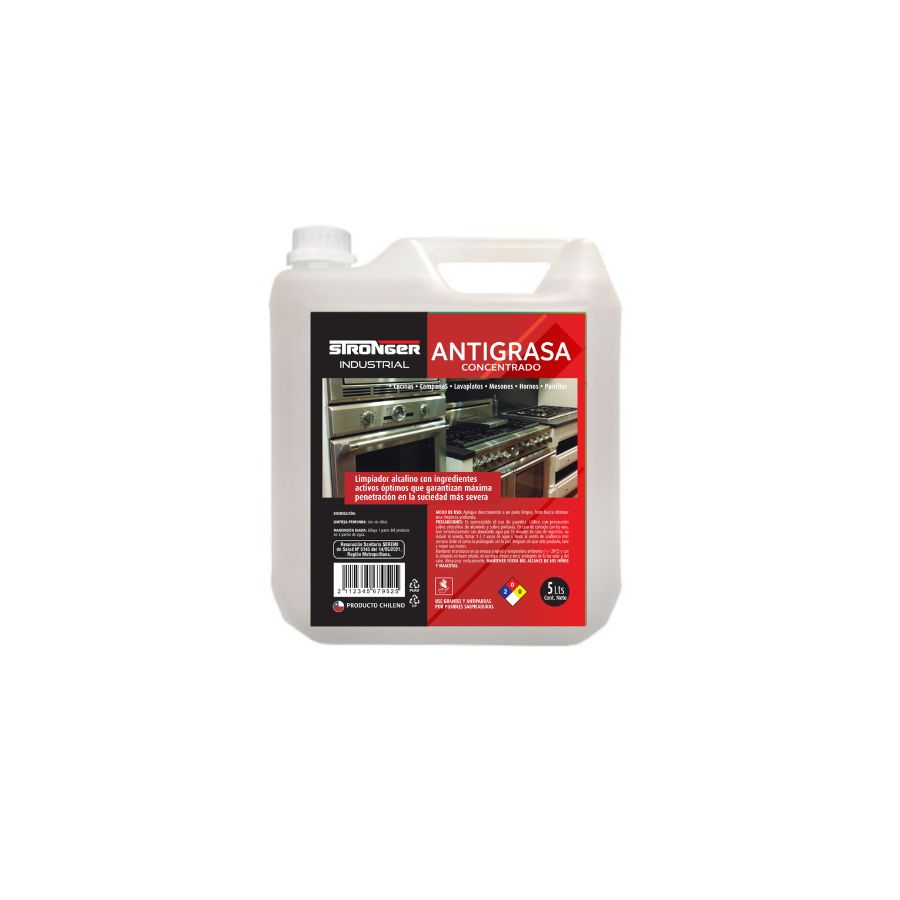 Desengrasante Industrial Stronger 5 lts