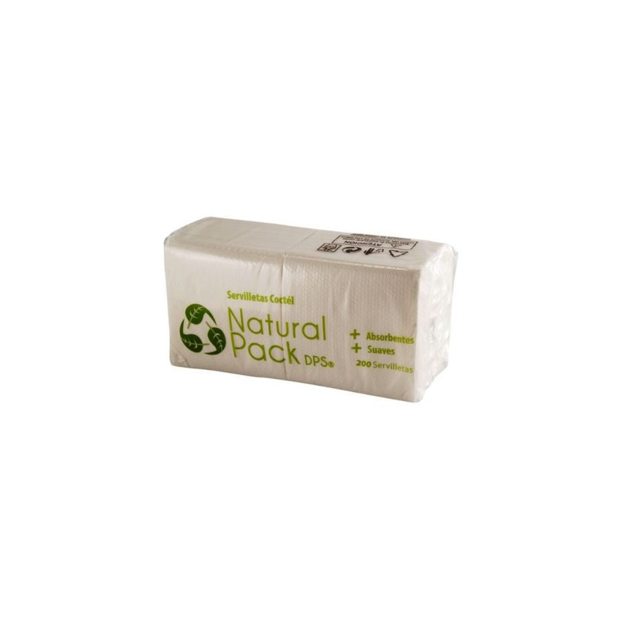 Servilletas Natural Pack 24x24 cm 200 und caja x 12