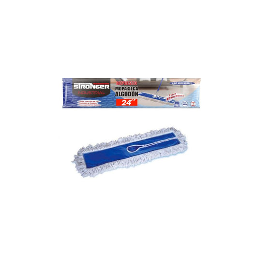 Repuesto Stronger Mopa Seca Algodón 60 cm